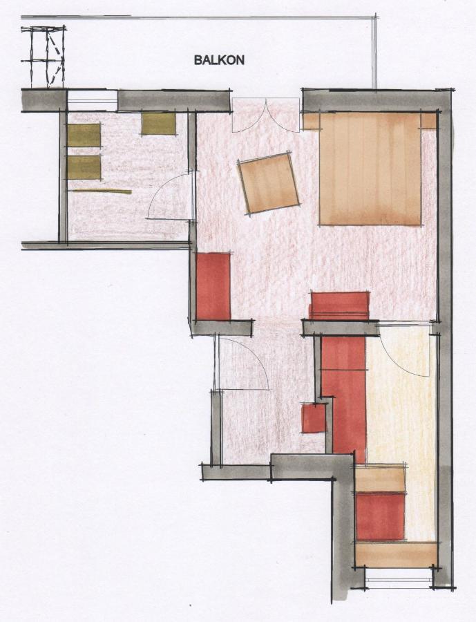 Haus Kargruber Apartment Santa Maddalena in Casies Bagian luar foto